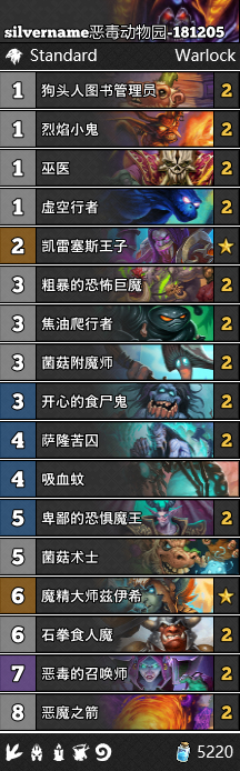 炉石传说拉斯塔哈的大乱斗术士怎么玩 拉斯塔哈的大乱斗术士卡组推荐
