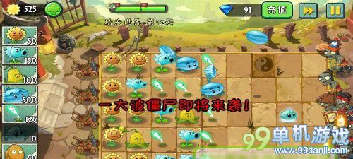 植物大战僵尸2中文版功夫世界第12关攻略