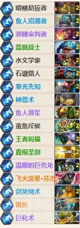炉石传说安戈洛馆长鱼人骑卡组分享 馆长鱼人骑卡组解析