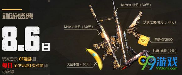 CF8月6日火线大事件活动地址 连续登录6天每日领好礼