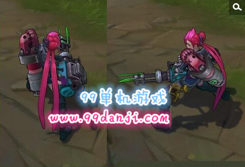 LOL丧尸杀手金克斯新皮肤特效 LOL丧尸杀手金克斯新皮肤效果展示