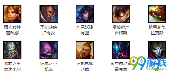 lol1月20日周免英雄更新公告 2017小年夜周免英雄