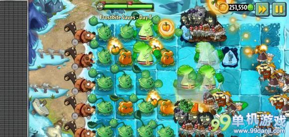 植物大战僵尸2国际版冰霜洞穴第5关图文攻略