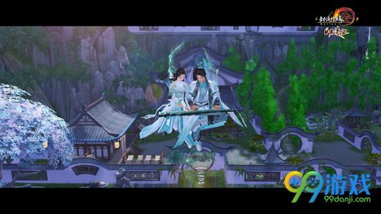 剑网3双人轻功日月凌空视频 剑网3全门派双人轻功展示