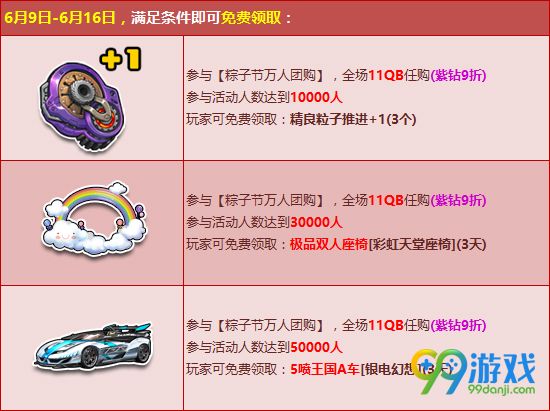 6.9-6.16 粽子节万人团购全场11Q币