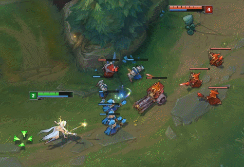 lol7.1版本大元素使拉克丝视觉效果改动gif特效展示