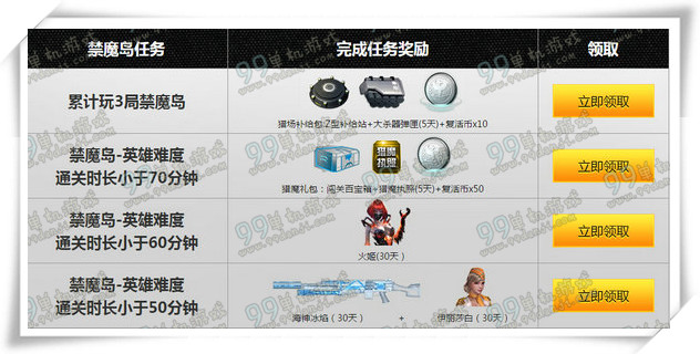 逆战禁魔岛速刷比拼活动地址 玩禁魔岛送海神冰焰详情