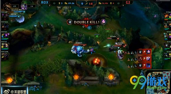 lol2016全球总决赛10月2日ROX vs G2比赛文字战报