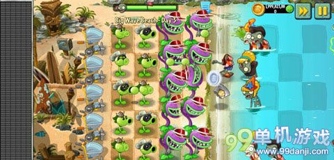植物大战僵尸2海滩世界第3关图文过关攻略