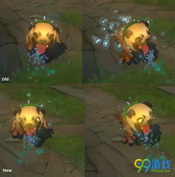 lol3月15日pbe测试服更新 哈巴狗克格莫皮肤再调整
