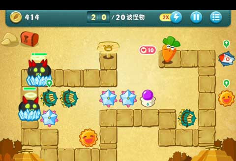 《保卫萝卜》PC版沙漠主题第4关图文攻略