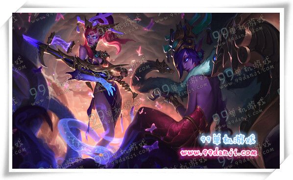 LOL猴年新春皮肤紫金罗刹莫甘娜技能特效视频展示