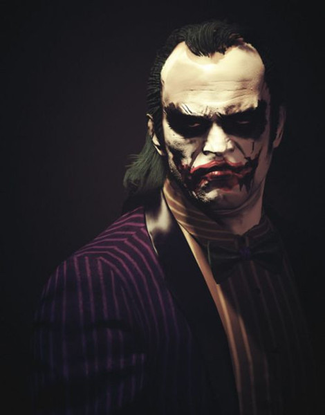 GTA5崔弗化身蝙蝠侠小丑 GTA5蝙蝠侠mod