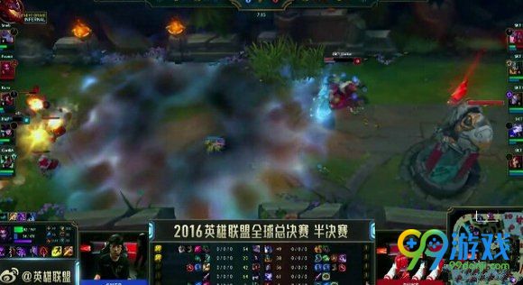 lolS6半决赛10月22日SKTvsROX第一场文字战报