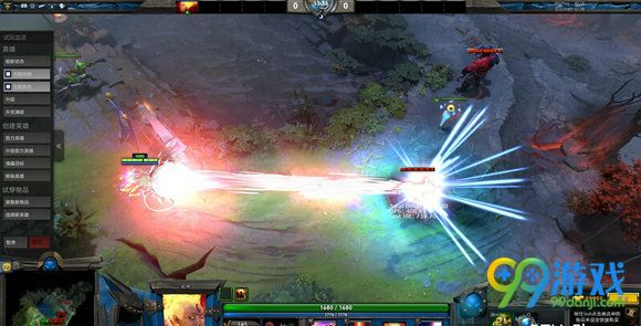 dota2 2016不朽3火女莉娜肩膀特效技能灭神斩展示