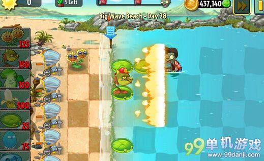 植物大战僵尸2国际版海滩世界第28关图文攻略