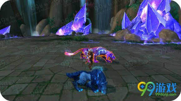 魔兽世界7.0新猎人稀有宠物魔刃豹抓捕地点外观展示