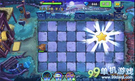 植物大战僵尸2黑暗时代中文版百步穿僵第3关图文攻略