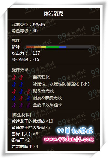 怪物猎人ol熔岩洛克怎么样 熔岩洛克值得派生吗