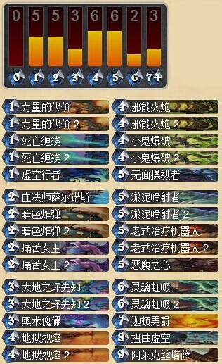 炉石传说ESL比赛Combo术士卡组分享