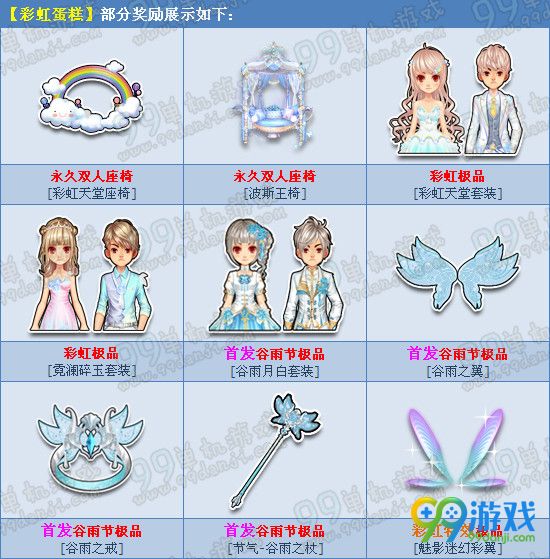QQ飞车品尝彩虹蛋糕得永久彩虹天堂座椅活动详情