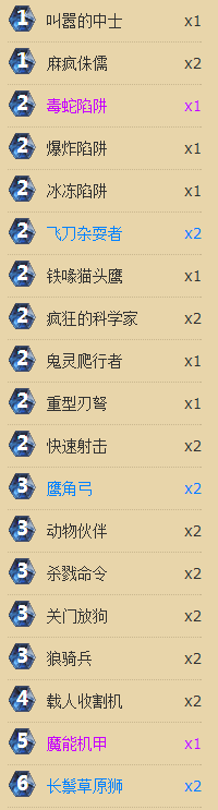炉石传说6月赛季神速上传说的变速猎人卡组分享