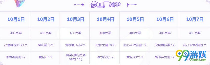 QQ炫舞2016国庆七天乐国庆回馈32817点券领取时间表
