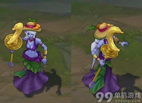 LOL香蕉使者索拉卡皮肤效果预览展示
