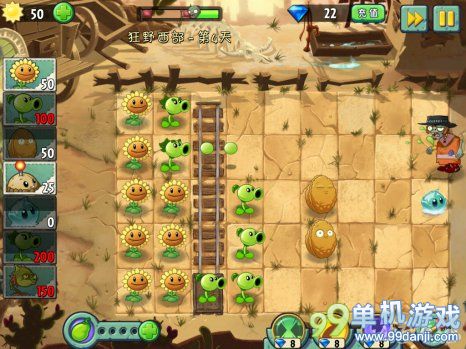 植物大战僵尸2中文版狂野西部第4关图文攻略