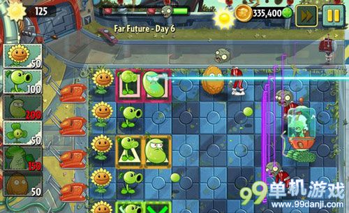 植物大战僵尸2未来世界第6关图文攻略