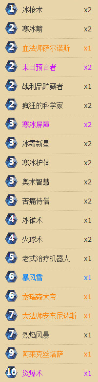 炉石传说国服天梯60%胜率红龙冰法卡组分享