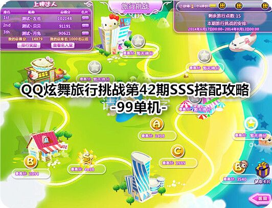 QQ炫舞旅行挑战第42期SSS搭配攻略