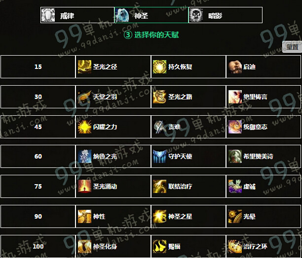 魔兽世界7.0牧师新版天赋改动说明汇总 wow7.0牧师技能变天赋