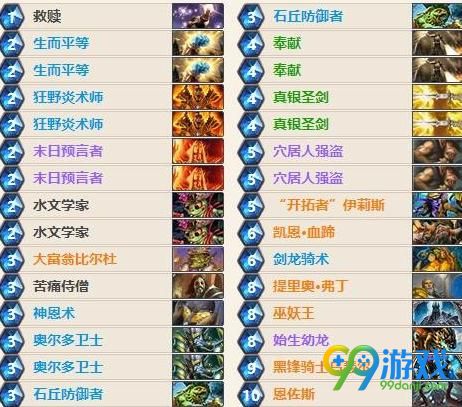 炉石传说冰封王座otk骑卡组介绍 otk骑卡组图文解析