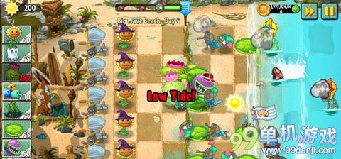 植物大战僵尸2国际版海滩世界第4关图文攻略
