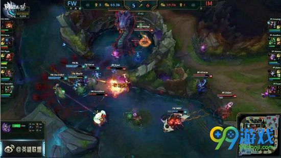 lol2016全球总决赛10月1日FW vs IM文字战报翻盘解析