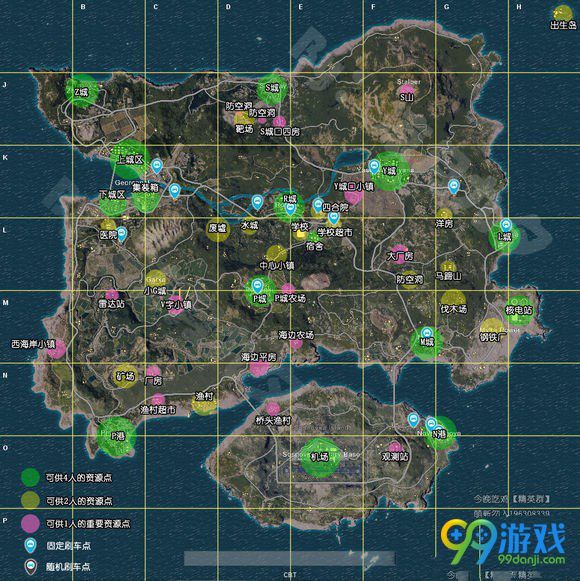 绝地求生大逃杀4月20日更新后新地图图文解析