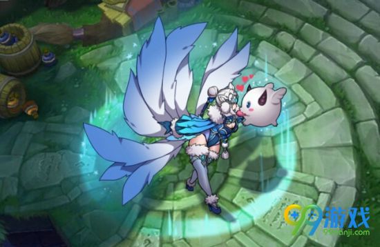 LOL英雄联盟阿狸超美新皮肤 LOL玩家自制狐狸皮肤