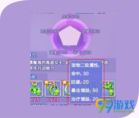 QQ炫舞宠物二级属性有哪些 二级属性效果说明