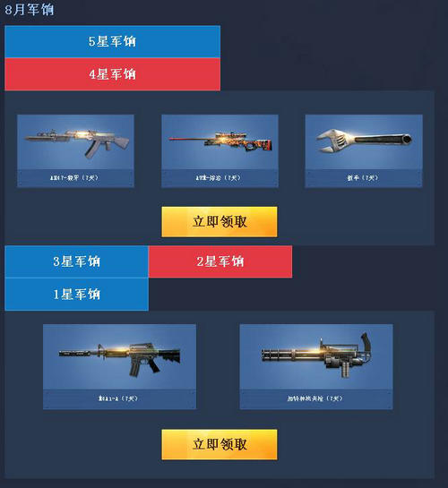 CF穿越火线8月全民军饷计划活动介绍与网址