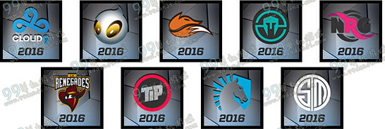 LOL2016赛季战队头像展示 2016赛季战队头像全面更新