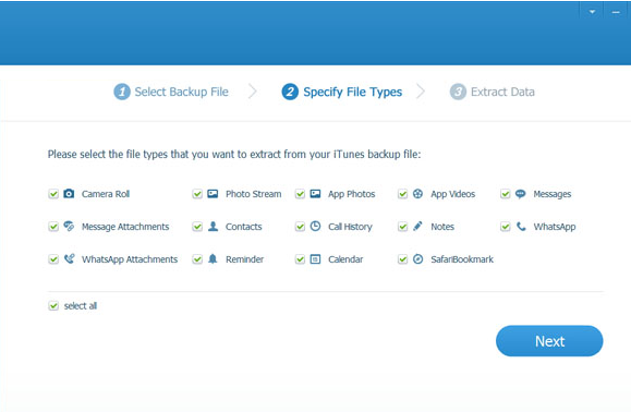 7thShare iTunes Backup Extractor 2.8.8.8 官方版