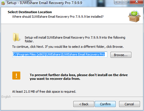 IUWEshare Free Email Recovery