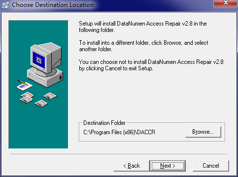 DataNumen Access Repair(access修复工具) 2.2 英文版