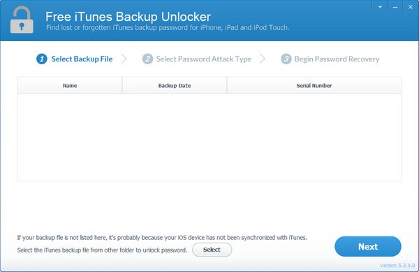 Free iTunes Backup Unlocker(iTunes备份解锁工具)