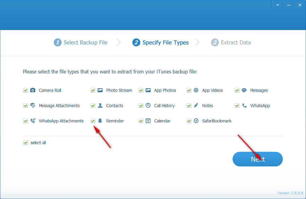 7thShare iTunes Backup Extractor 2.8.8.8 官方版