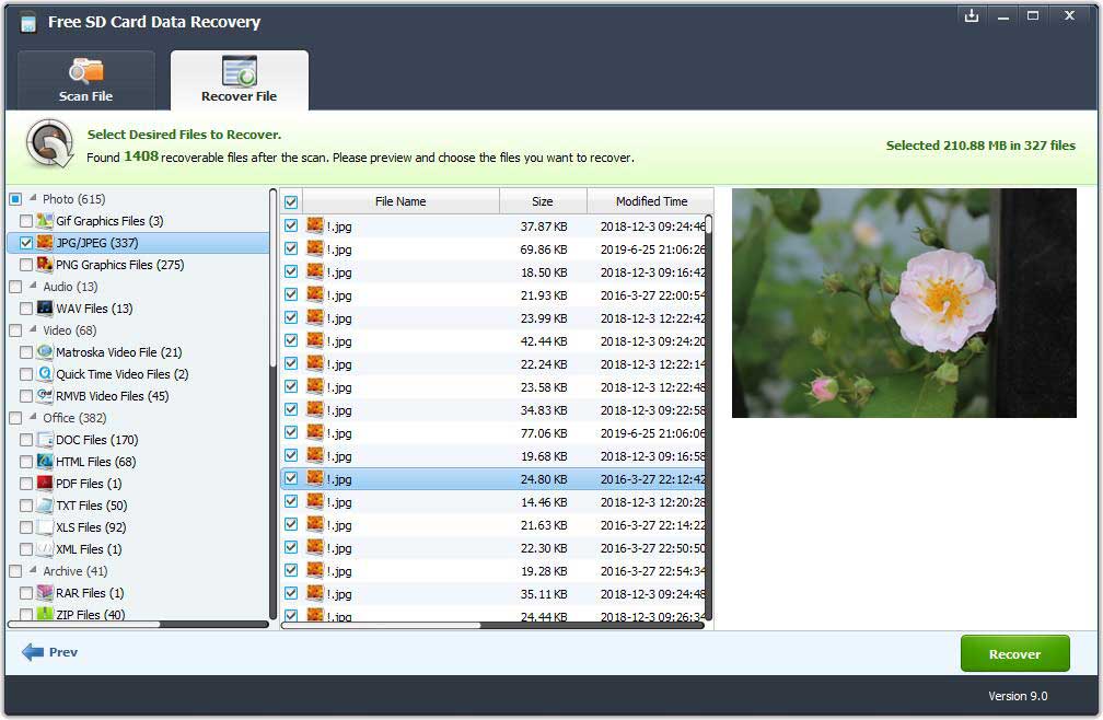 Like SD Card Data Recovery