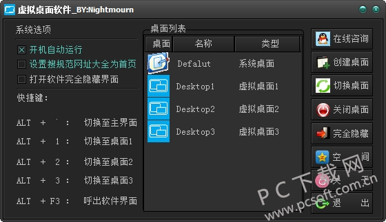 虚拟桌面(virtualdesktop)
