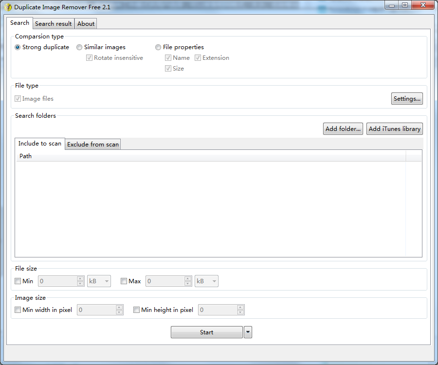 Duplicate Image Remover Free(重复图片清理软件) v1.9免费版