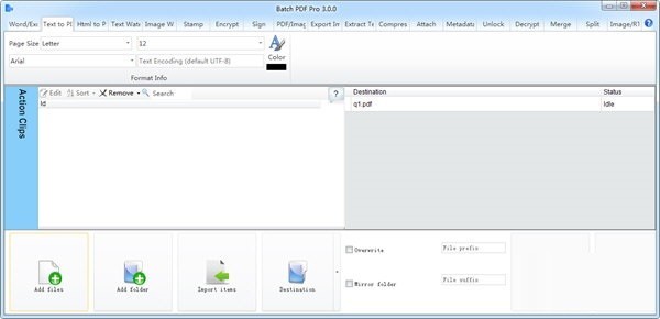 Batch pdf Pro(PDF转换软件)